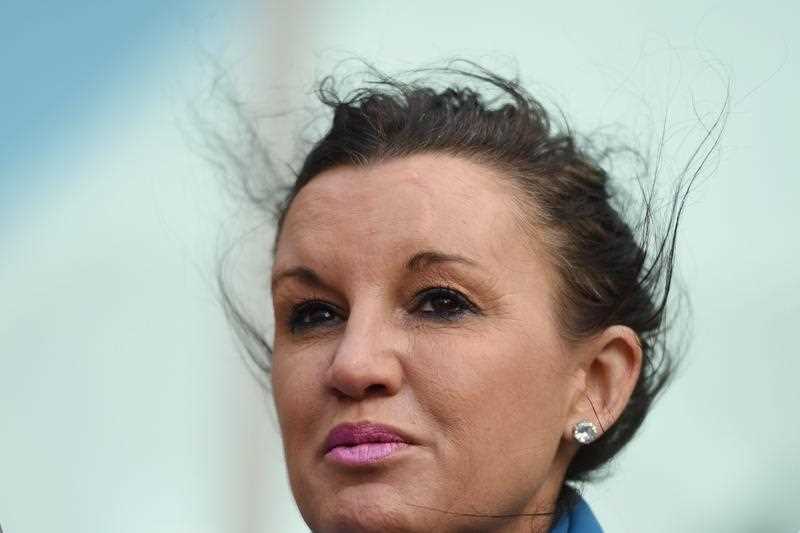 PUP Senator Jacqui Lambie speaks during a press conference at Parliament House in Canberra, Thursday, July 17, 2014. The Senate today passed the Carbon Tax Repeal Bill. PUP Senator Jacqui Lambie speaks during a press conference at Parliament House in Canberra, Thursday, July 17, 2014. The Senate today passed the Carbon Tax Repeal Bill.