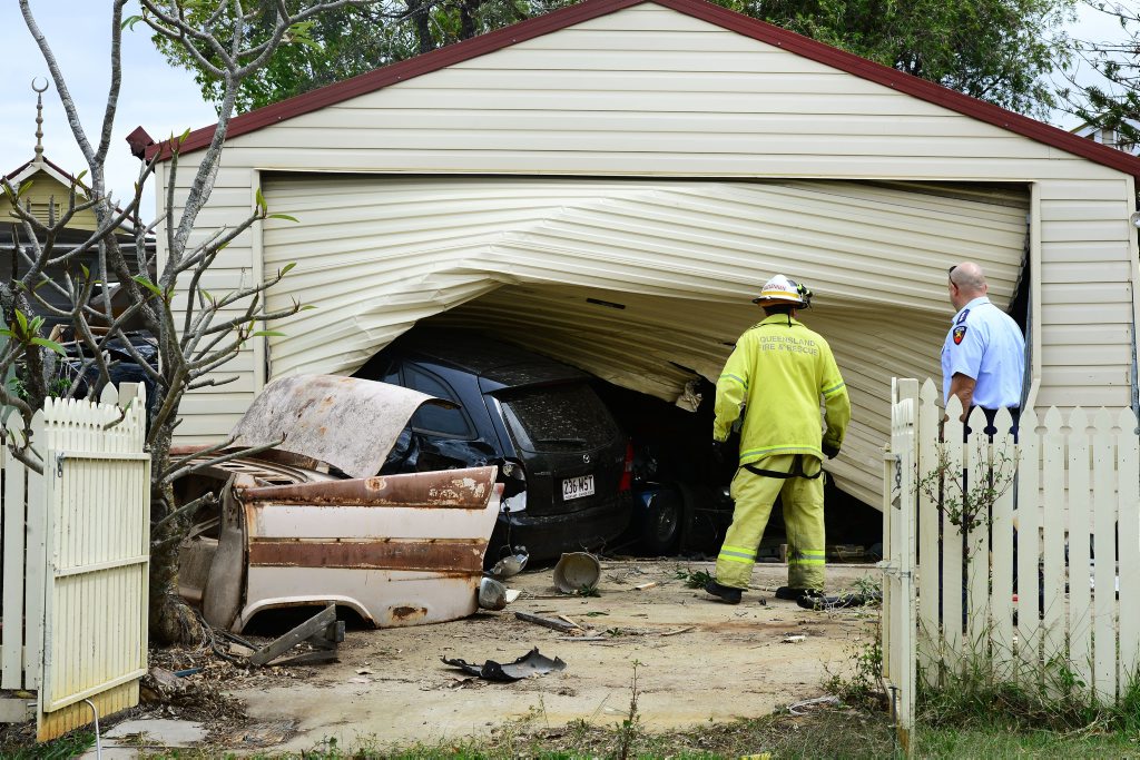 An 84-year-old motorist lost control of car in Waterworks Rd at noon on Monday. An 84-year-old motorist lost control of car in Waterworks Rd at noon on Monday.
