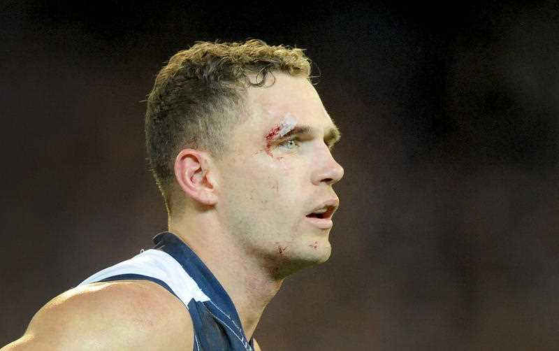 Joel Selwood of Geelong in action, during the Second Semi-Final AFL match between the Geelong Cats and North Melbourne Kangaroos at the MCG in Melbourne, Friday, Sept. 12, 2014. Joel Selwood of Geelong in action, during the Second Semi-Final AFL match between the Geelong Cats and North Melbourne Kangaroos at the MCG in Melbourne, Friday, Sept. 12, 2014.