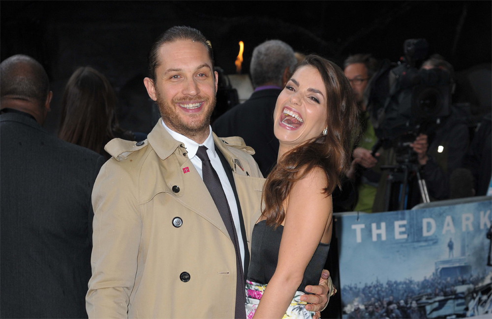 Tom Hardy and Charlotte Riley Tom Hardy and Charlotte Riley