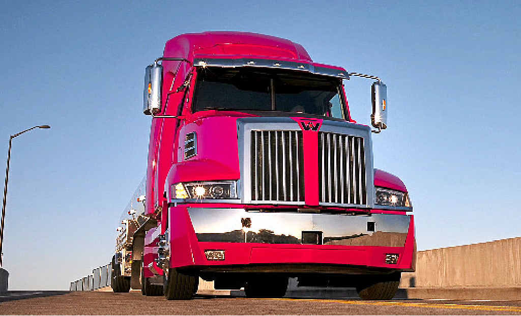 EXTREME EFFICIENCY: This truck is the last word in aerodynamics. EXTREME EFFICIENCY: This truck is the last word in aerodynamics.