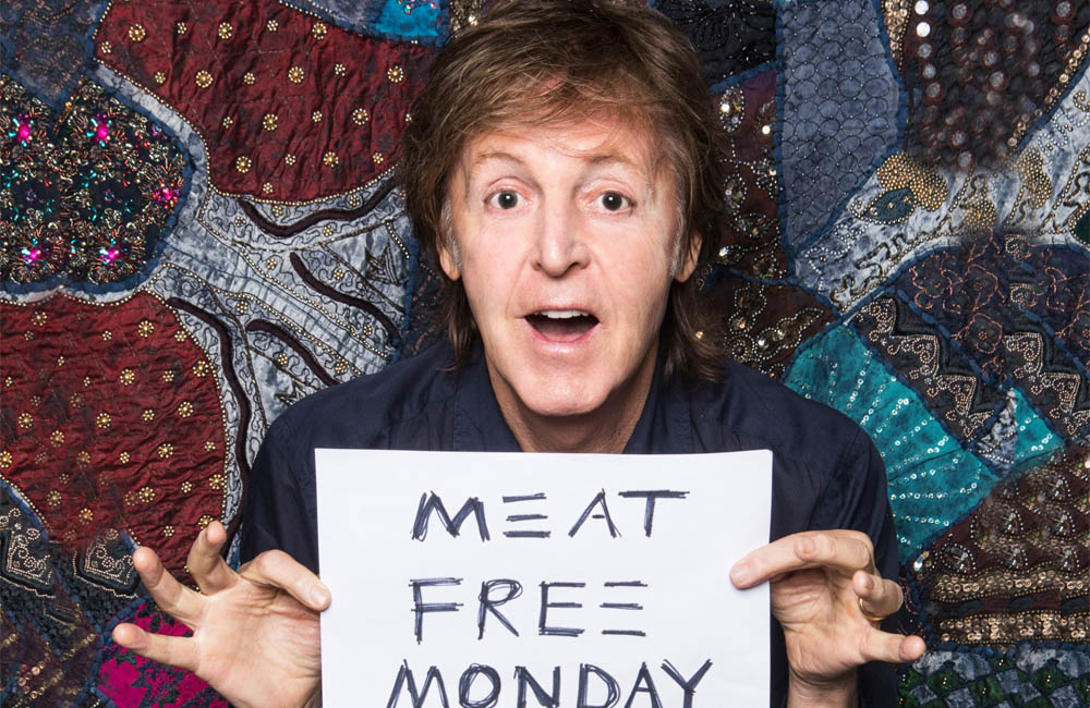 Sir Paul McCartney supporting Meat-Free Mondays Sir Paul McCartney supporting Meat-Free Mondays