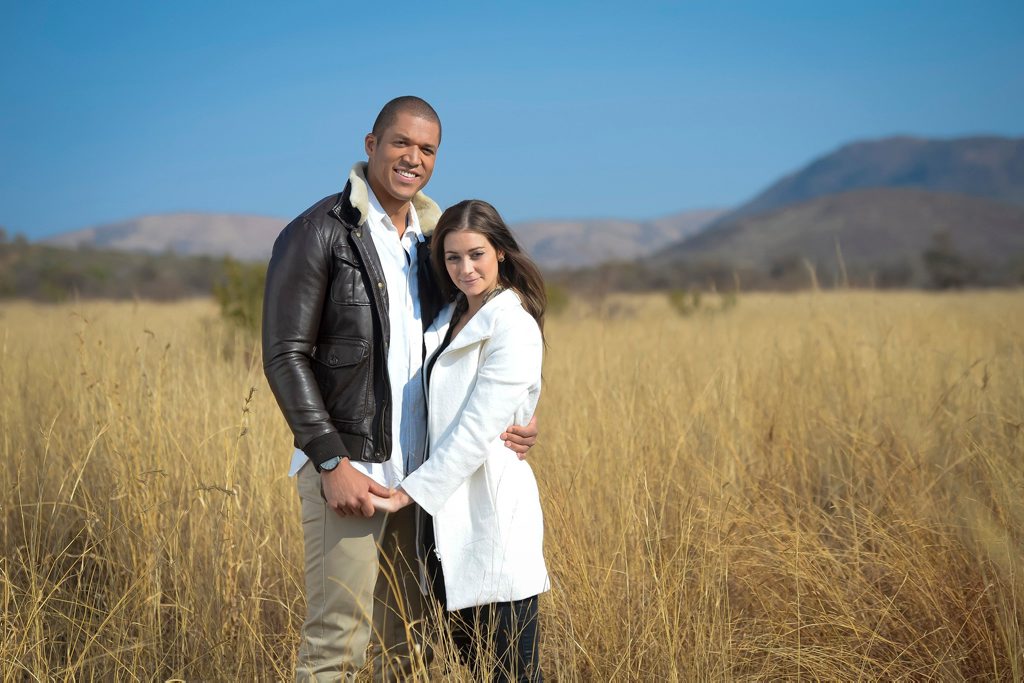 Lisa Hyde and Blake Garvey during their final South African date. Lisa Hyde and Blake Garvey during their final South African date.