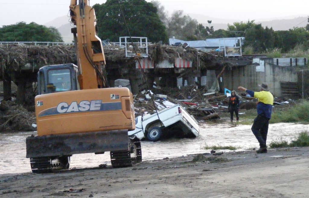 DECIMATED: The aftermath of the 2011 floods that devastated Grantham and the region. DECIMATED: The aftermath of the 2011 floods that devastated Grantham and the region.