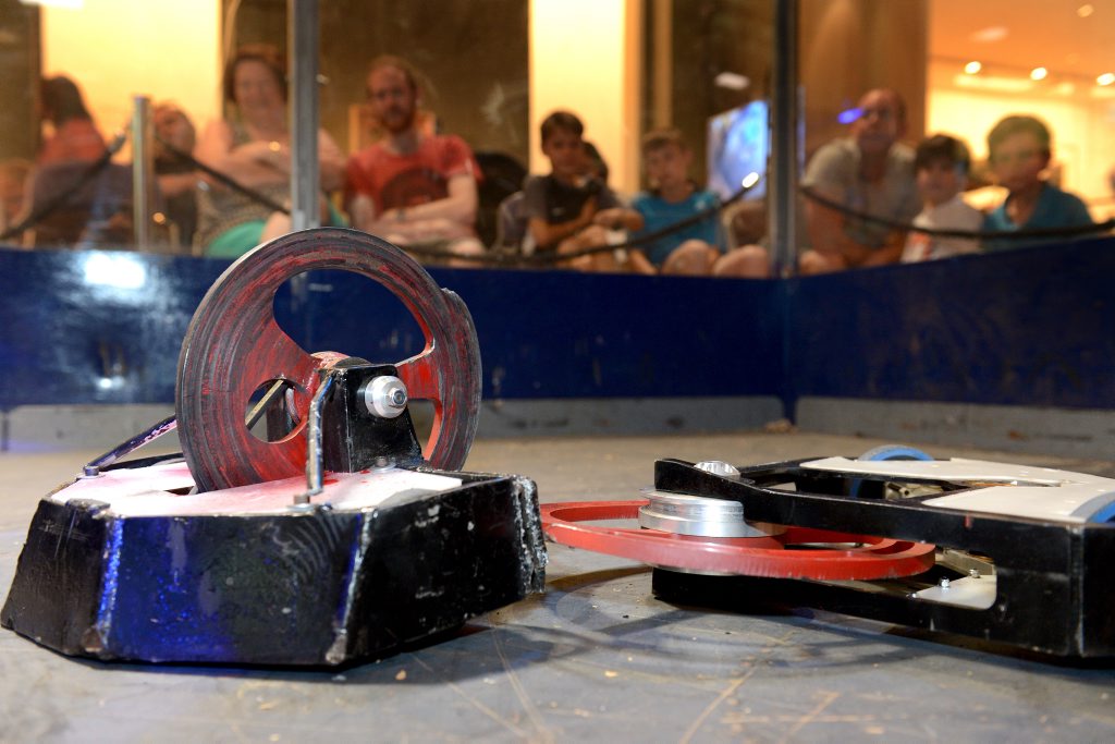 Robowars at the Ipswich Art Gallery. Photo: Kate Czerny / The Queensland Times Robowars at the Ipswich Art Gallery. Photo: Kate Czerny / The Queensland Times