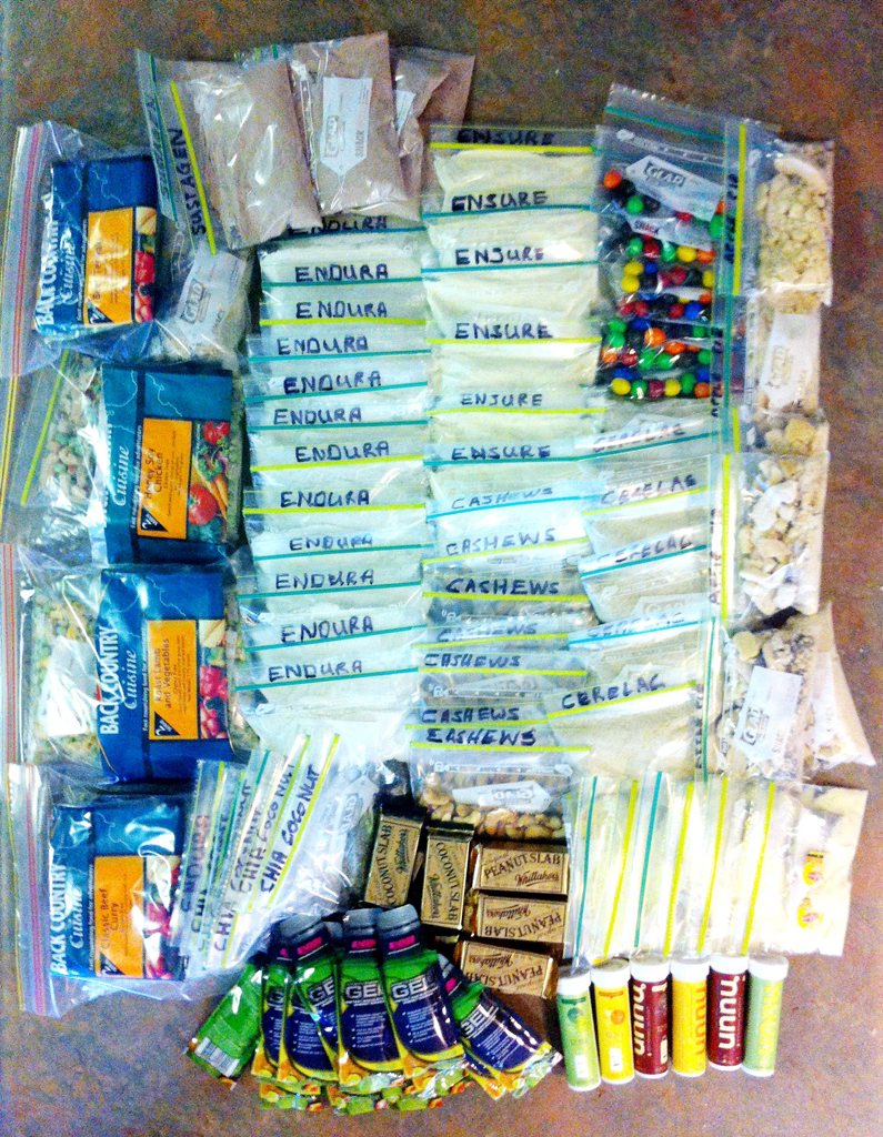 Weeks food supply for Kevin Swanepoel for Racing The Planet madagascar 2014. Photo Contributed Weeks food supply for Kevin Swanepoel for Racing The Planet madagascar 2014. Photo Contributed