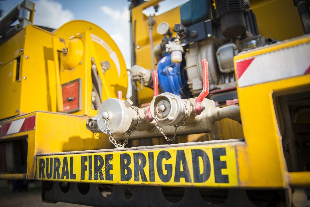 Fire hose valves on Benaraby Rural Fire Brigade's fire fighting vehicle. Photo Luka Kauzlaric / The Observer Fire hose valves on Benaraby Rural Fire Brigade's fire fighting vehicle. Photo Luka Kauzlaric / The Observer
