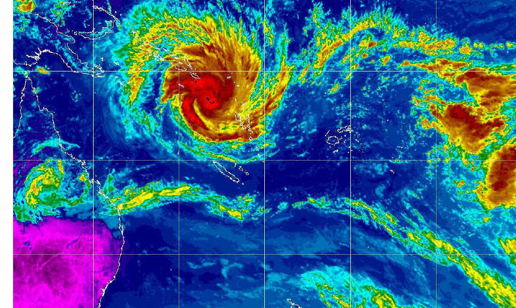 THEY’RE COMING: Cyclone Yasi in 2011. THEY’RE COMING: Cyclone Yasi in 2011.