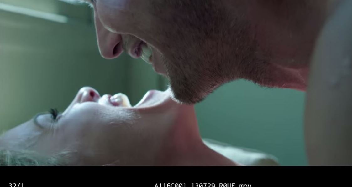 Awkward sex scene from the film Stretch