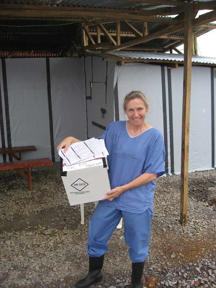 57-year-old Sue-Ellen Kovack spent the last month volunteering in Sierra Leone. 57-year-old Sue-Ellen Kovack spent the last month volunteering in Sierra Leone.