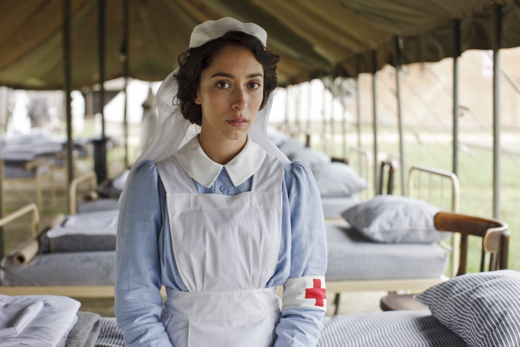 Oona Chaplin stars in The Crimson Field. Oona Chaplin stars in The Crimson Field.