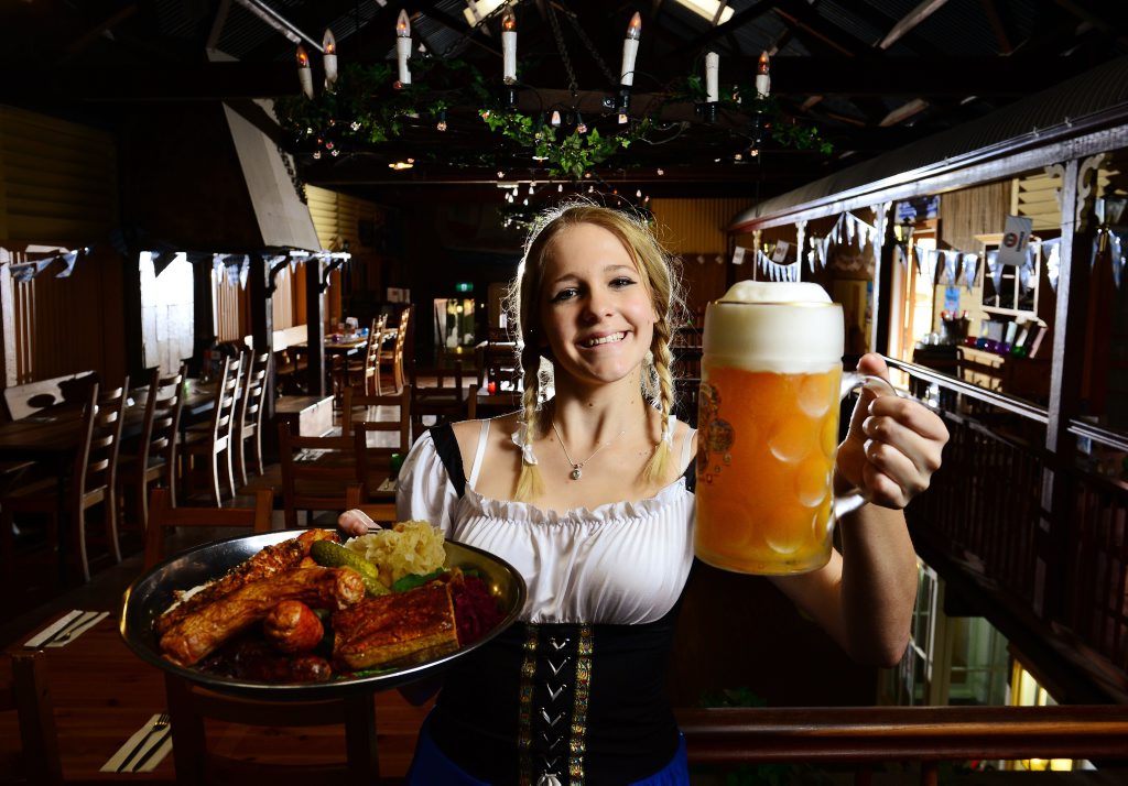IN THEME: Yani Keen of Viva Italia is getting into the German spirit for Oktoberfest. IN THEME: Yani Keen of Viva Italia is getting into the German spirit for Oktoberfest.