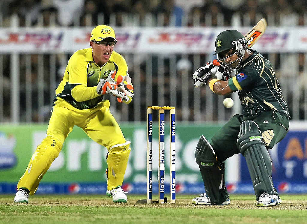 EXPECTING SPIN: Brad Haddin says Australia could go in with two spinners in tonight’s game in Sharjah. EXPECTING SPIN: Brad Haddin says Australia could go in with two spinners in tonight’s game in Sharjah.