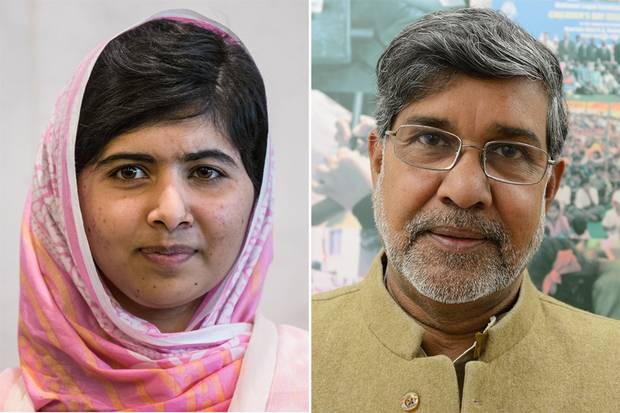 Malala Yousafzai and Kailash Satyarthi win the Nobel peace prize Malala Yousafzai and Kailash Satyarthi win the Nobel peace prize