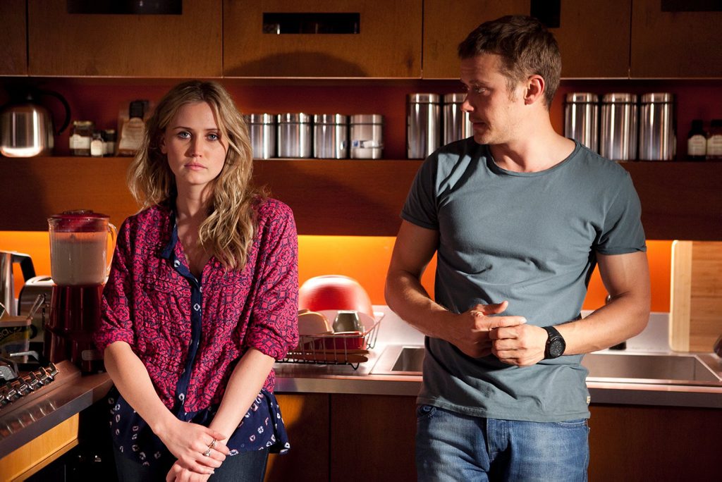 Anna Bamford and Michael Dorman in a scene from the TV series Wonderland. Supplied by Network Ten. Anna Bamford and Michael Dorman in a scene from the TV series Wonderland. Supplied by Network Ten.