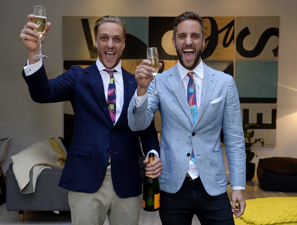 The Block Glasshouse winners Simon and Shannon Vos. 