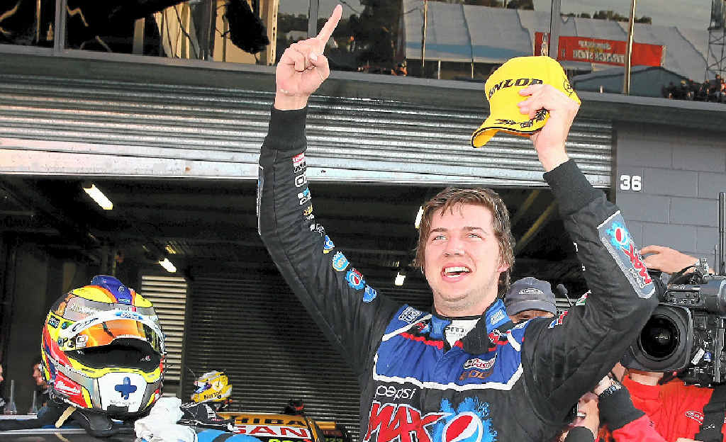 PARTY TIME: Chaz Mostert celebrates after winning the Bathurst 1000. PARTY TIME: Chaz Mostert celebrates after winning the Bathurst 1000.