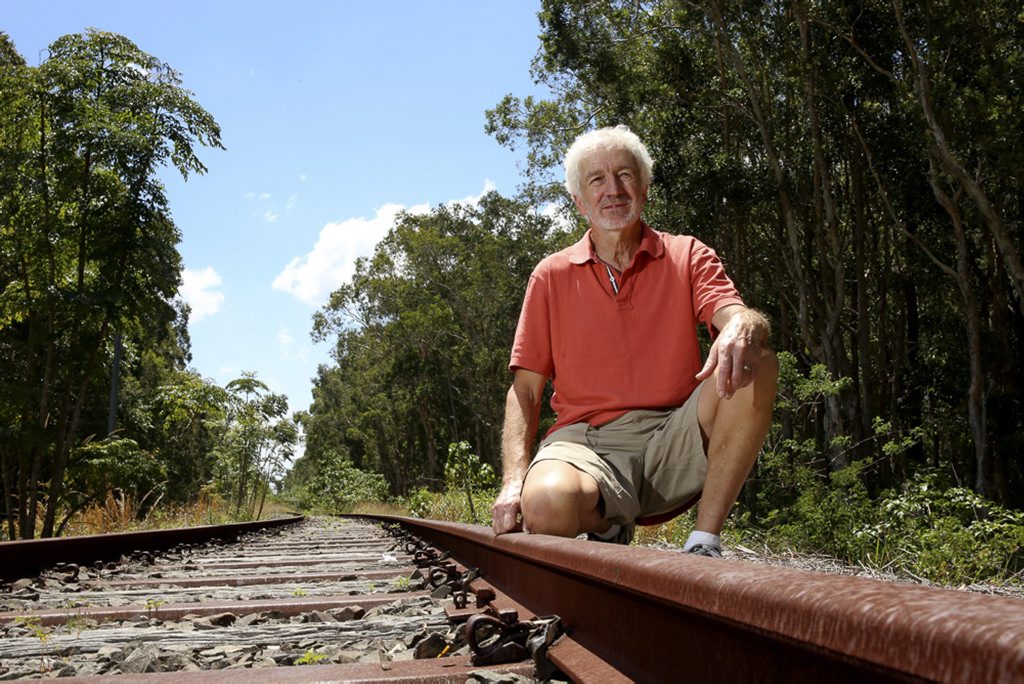 Suffolk Park resident and rail trail advocate Geoff Meers. Suffolk Park resident and rail trail advocate Geoff Meers.