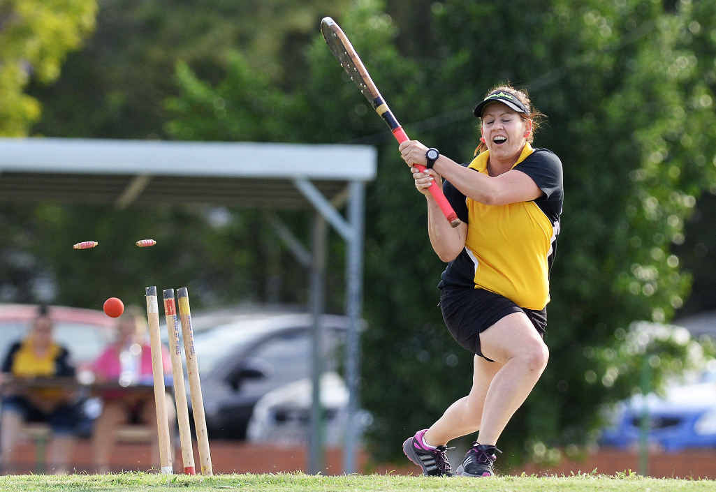 BOWLERS DOMINATE: Wildcats captain Rachel Savage is bowled out in Saturday’s season-opening match at East Ipswich. Wildcats beat Sports by nine runs on the first innings. BOWLERS DOMINATE: Wildcats captain Rachel Savage is bowled out in Saturday’s season-opening match at East Ipswich. Wildcats beat Sports by nine runs on the first innings.