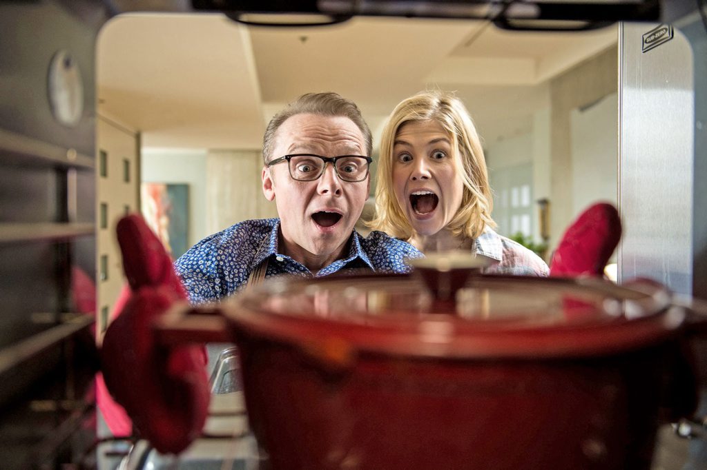 Simon Pegg and Rosamund Pike in Hector and the Search for Happiness. Simon Pegg and Rosamund Pike in Hector and the Search for Happiness.