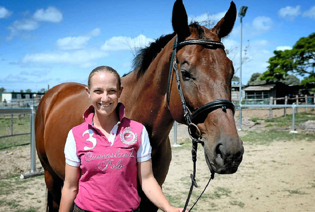 Jockey Carly-Mae Pye, pictured at her property died after a fall in Rockhampton on Monday. Jockey Carly-Mae Pye, pictured at her property died after a fall in Rockhampton on Monday.