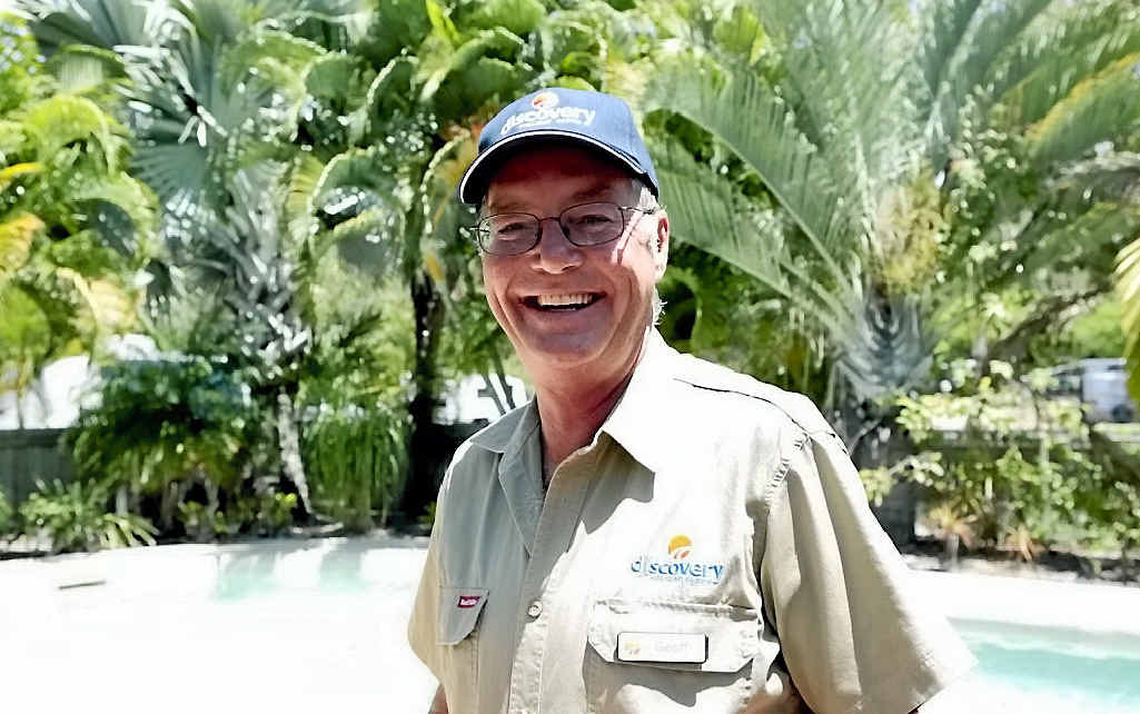 SPOTLIGHT: Geoff Batchelor is not your average holiday park manager. SPOTLIGHT: Geoff Batchelor is not your average holiday park manager.