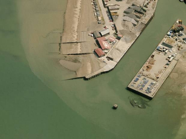 A satellite picture of the so-called crab, aptly dubbed ‘Crabzilla’, has gone viral after first surfacing on Weird Whitstable. A satellite picture of the so-called crab, aptly dubbed ‘Crabzilla’, has gone viral after first surfacing on Weird Whitstable.