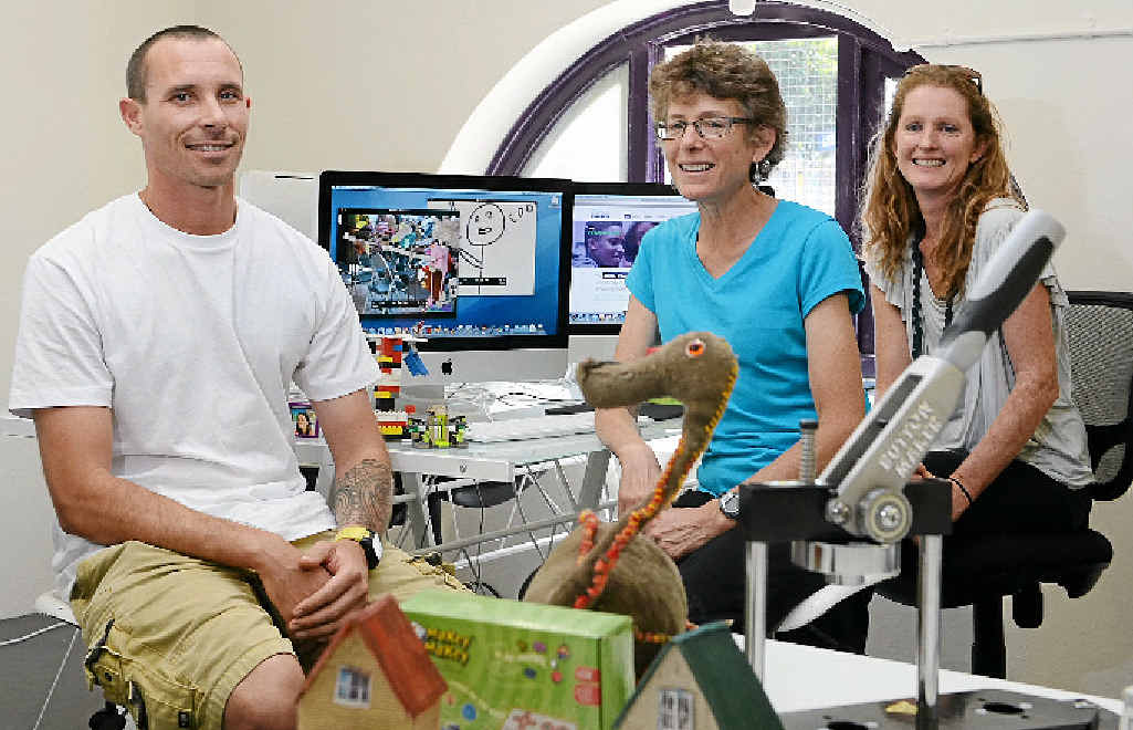 A LIFELONG KINDERGARTEN: Dusty McOnie, co-ordinator at the Computer Clubhouse in Lismore, Gail Breslow, director of Intel Computer Clubhouse Network and Jennifer Parke, community engagement manager. A LIFELONG KINDERGARTEN: Dusty McOnie, co-ordinator at the Computer Clubhouse in Lismore, Gail Breslow, director of Intel Computer Clubhouse Network and Jennifer Parke, community engagement manager.