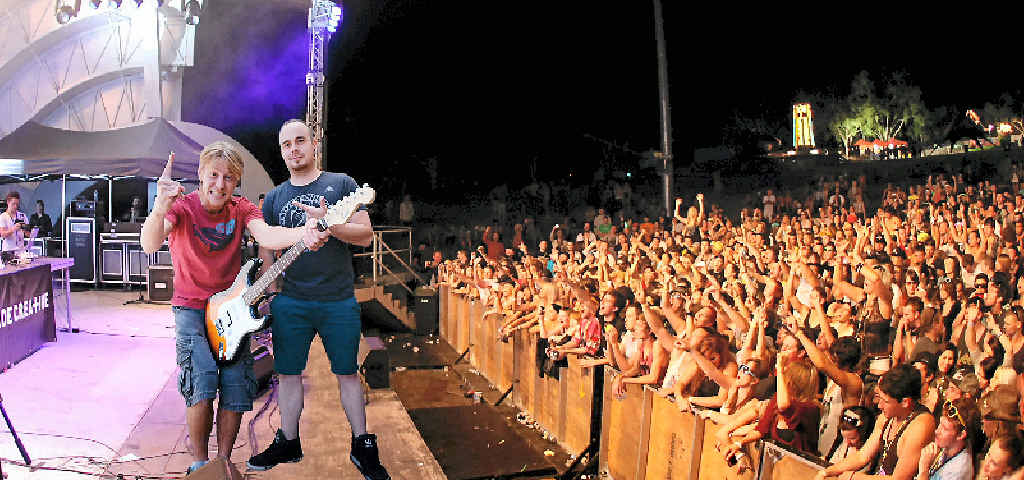 BRING BACK THE BOWL: Sea FM’s Banksy and Todd would love to see the Music Bowl in Rockhampton returned to its former glory. BRING BACK THE BOWL: Sea FM’s Banksy and Todd would love to see the Music Bowl in Rockhampton returned to its former glory.