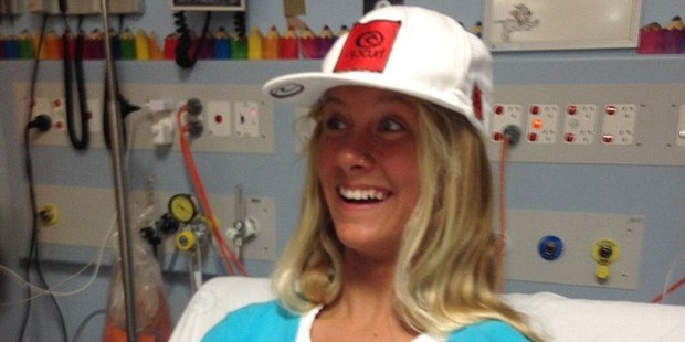 Kirra-Belle Olsson was bitten on the ankle by a metre-long shark. Kirra-Belle Olsson was bitten on the ankle by a metre-long shark.