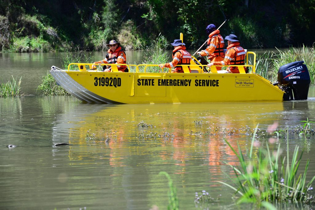 SES and police continue their search for missing man Ben Reddich at Kookaburra Park, Karana Downs. SES and police continue their search for missing man Ben Reddich at Kookaburra Park, Karana Downs.