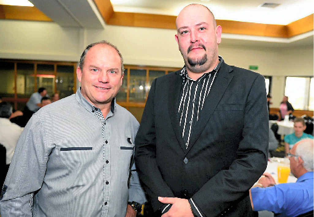 TECHNOLOGY POTENTIAL: Daniel Boissevain and Cloud services specialist Paul Fritsch at the Brothers Sports Club. TECHNOLOGY POTENTIAL: Daniel Boissevain and Cloud services specialist Paul Fritsch at the Brothers Sports Club.