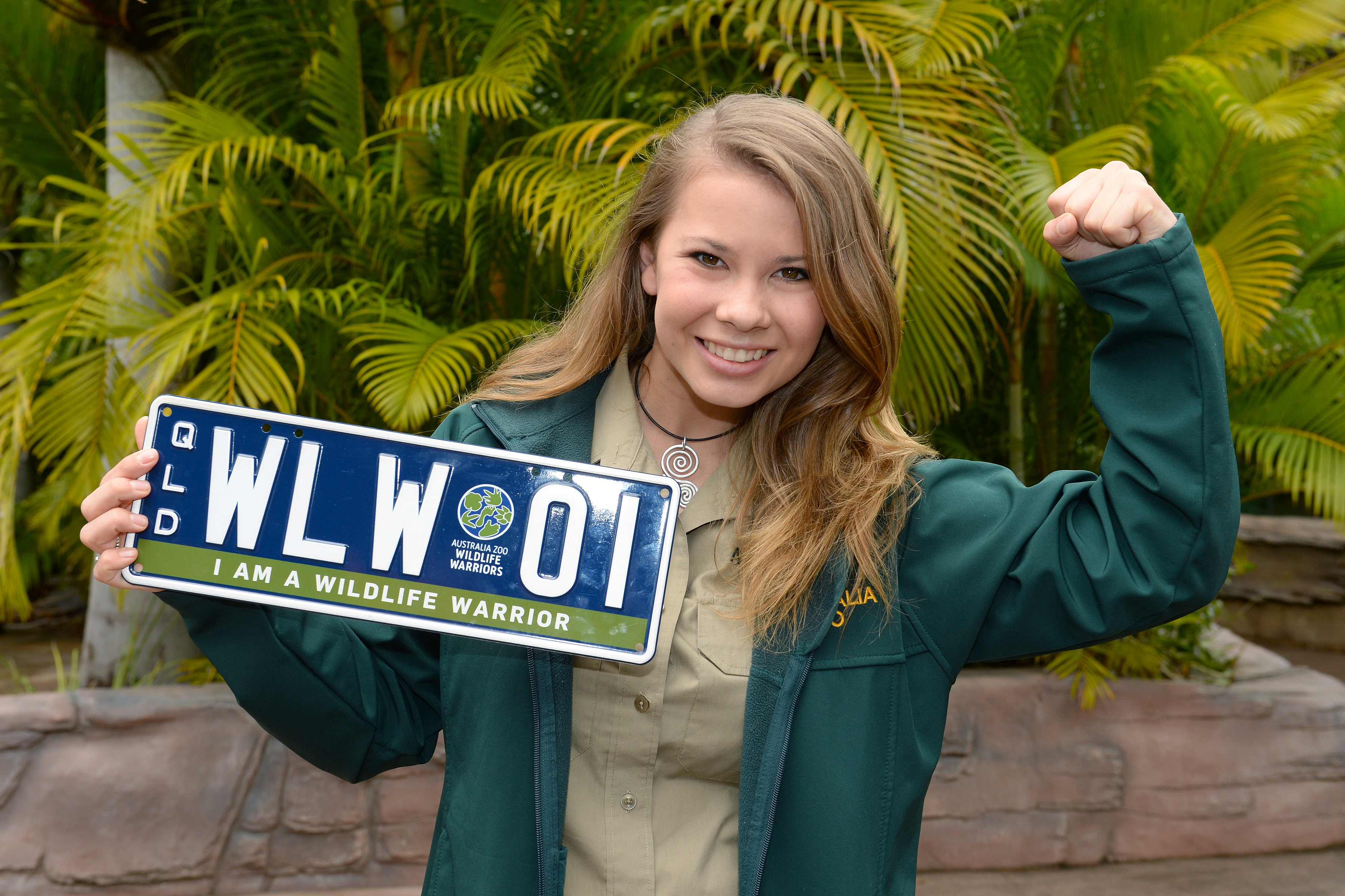 Bindi Irwin is backing the new wildlife warrior personalised number plate option. Bindi Irwin is backing the new wildlife warrior personalised number plate option.