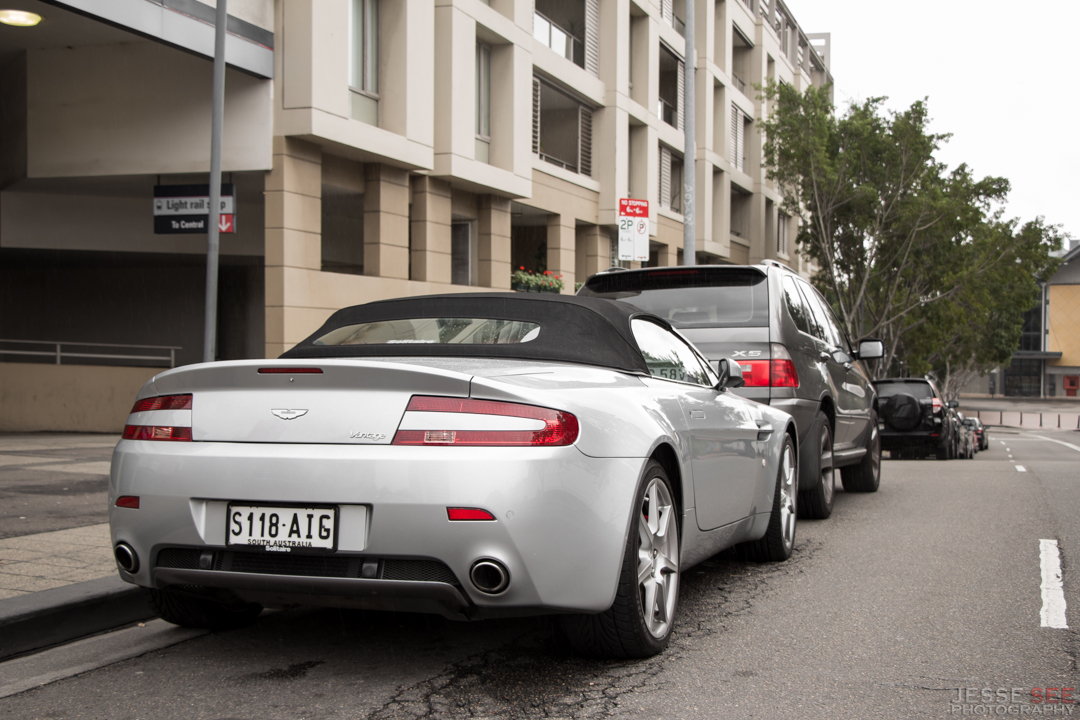 The 2007 model Aston Martin V8 Vantage Roadster. The 2007 model Aston Martin V8 Vantage Roadster.