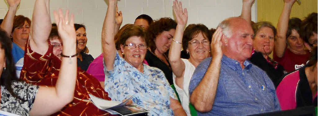 UNCERTAIN FUTURE: Education workers attended a meeting in Ipswich to discuss how to fight back against proposed LNP cuts to the sector. UNCERTAIN FUTURE: Education workers attended a meeting in Ipswich to discuss how to fight back against proposed LNP cuts to the sector.