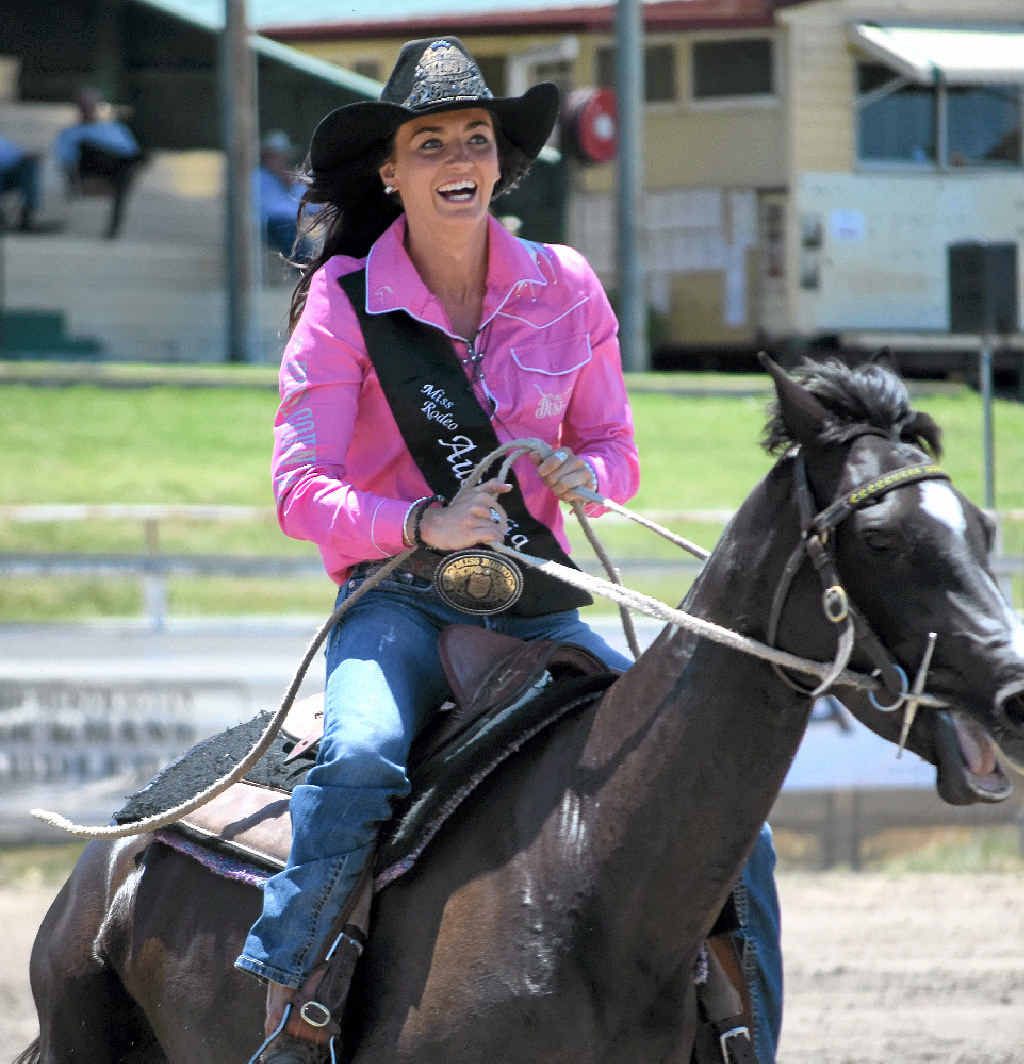 Miss Rodeo Australia Mallory Doyle. Miss Rodeo Australia Mallory Doyle.