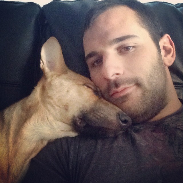 Cpl. Nathan Cirillo was a dog’s best friend. Photo: Instagram Cpl. Nathan Cirillo was a dog’s best friend. Photo: Instagram