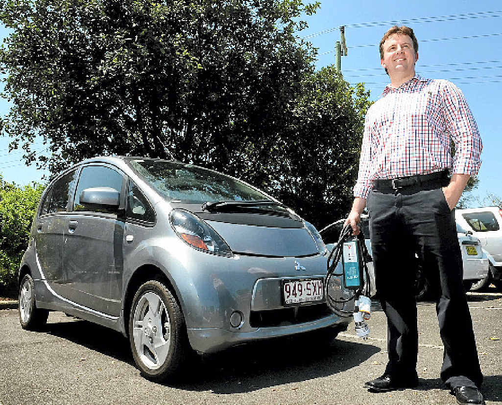 ELECTRIC FEELING: Andrew Simpson at the North Coast Energy forum. ELECTRIC FEELING: Andrew Simpson at the North Coast Energy forum.