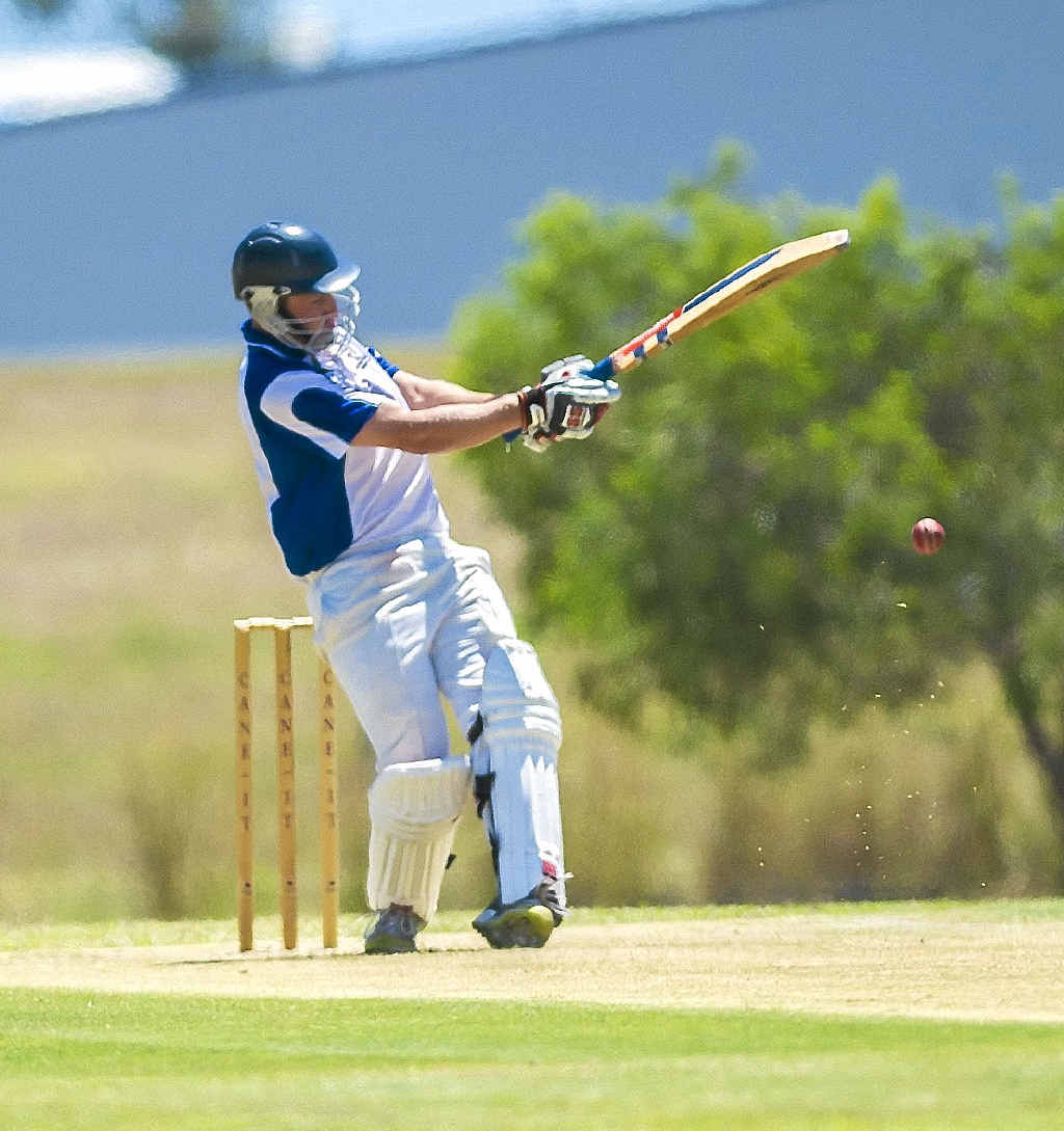 PUT AWAY: Brothers’ Terry Sawyer during the Gladstone Brothers’ match against Capricorn Coast at Clinton Oval. PUT AWAY: Brothers’ Terry Sawyer during the Gladstone Brothers’ match against Capricorn Coast at Clinton Oval.