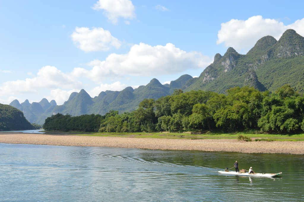 Cruising on the Li River toward Yangshuo Photo Megan Mackander / Sunshine Coast Daily Cruising on the Li River toward Yangshuo Photo Megan Mackander / Sunshine Coast Daily