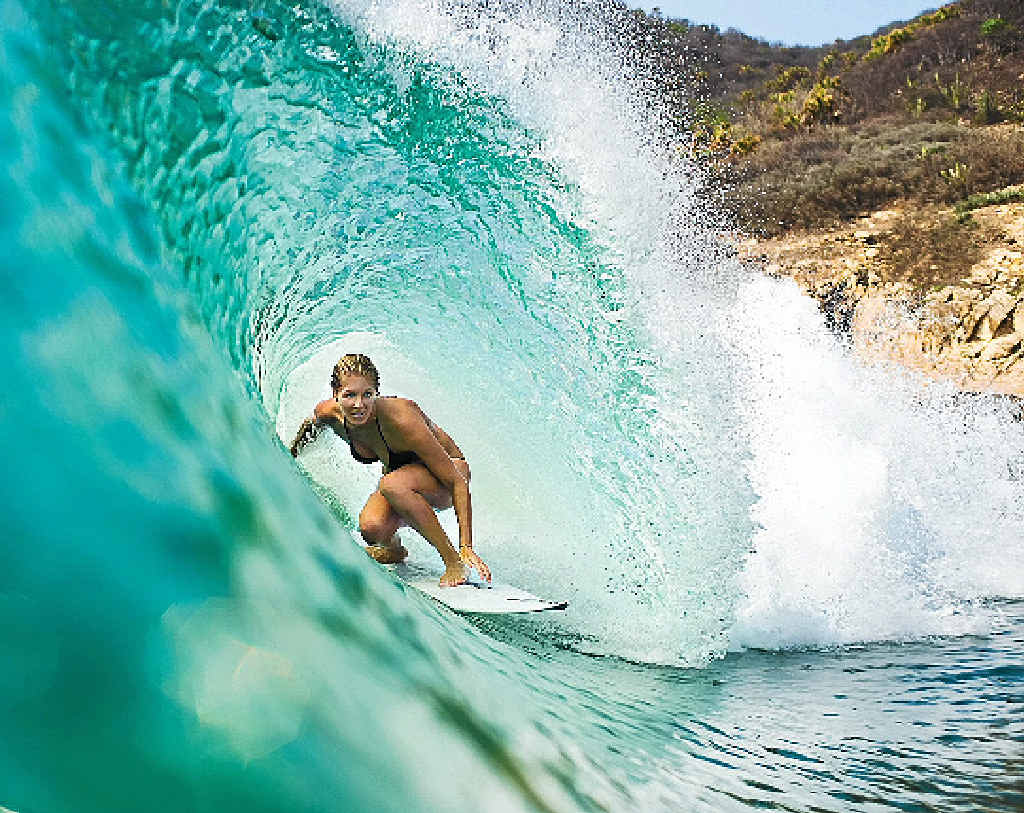 WAVE OF SUCCESS: Five-time world champion surfer Stephanie Gilmore. WAVE OF SUCCESS: Five-time world champion surfer Stephanie Gilmore.
