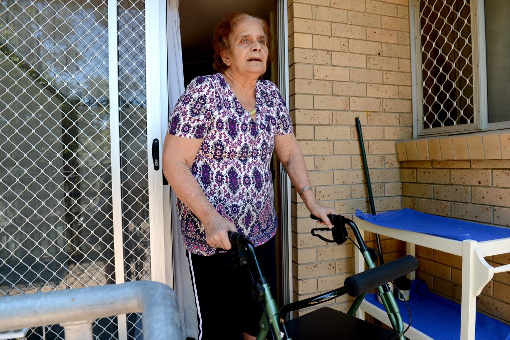 WAITING GAME: Dodie Allen from Silkstone feels like a prisoner in her own home due to an aggressive butcher bird. WAITING GAME: Dodie Allen from Silkstone feels like a prisoner in her own home due to an aggressive butcher bird.