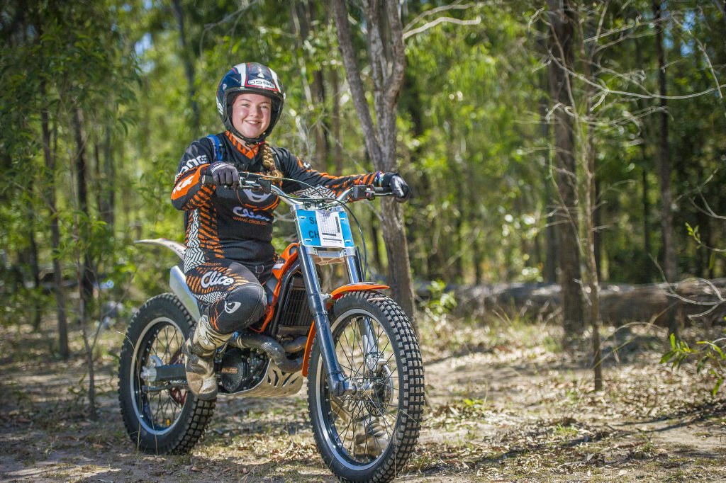 Sarah Chivers, 15, finished second in the Australian Trials Championships junior women's categories. It has ignited a fire within her to chase the number one spot next year. Sarah Chivers, 15, finished second in the Australian Trials Championships junior women's categories. It has ignited a fire within her to chase the number one spot next year.