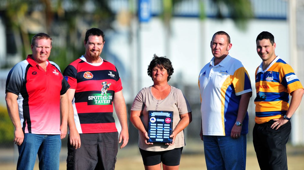 ALL OR NOTHING: Barbarians and Turtles will fight for the Travis Herschell Memorial Shield, pictured is Matt Leighton, Peter Holmes, Deb Mills, Peter Emery and Nathan Freeman. Photo: Ben Turnbull / NewsMail ALL OR NOTHING: Barbarians and Turtles will fight for the Travis Herschell Memorial Shield, pictured is Matt Leighton, Peter Holmes, Deb Mills, Peter Emery and Nathan Freeman. Photo: Ben Turnbull / NewsMail