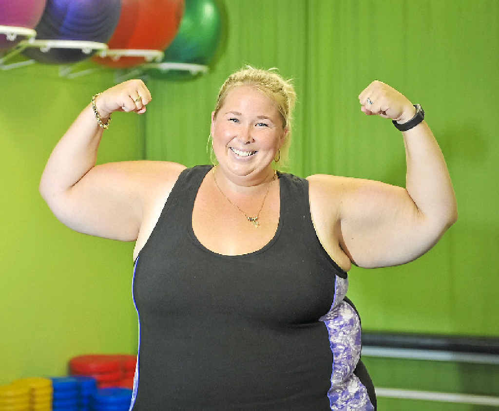 NEVER FELT BETTER: Simone Mackie is determined to improve her fitness, attending the Urban Fitness gym in Calliope every day. NEVER FELT BETTER: Simone Mackie is determined to improve her fitness, attending the Urban Fitness gym in Calliope every day.