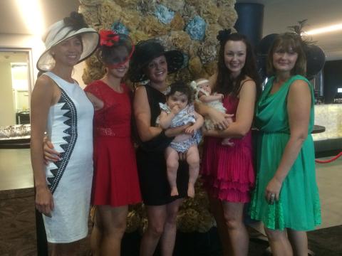 Some of the well-dressed ladies at the Gladstone Entertainment Centre on Melbourne Cup Day. Some of the well-dressed ladies at the Gladstone Entertainment Centre on Melbourne Cup Day.