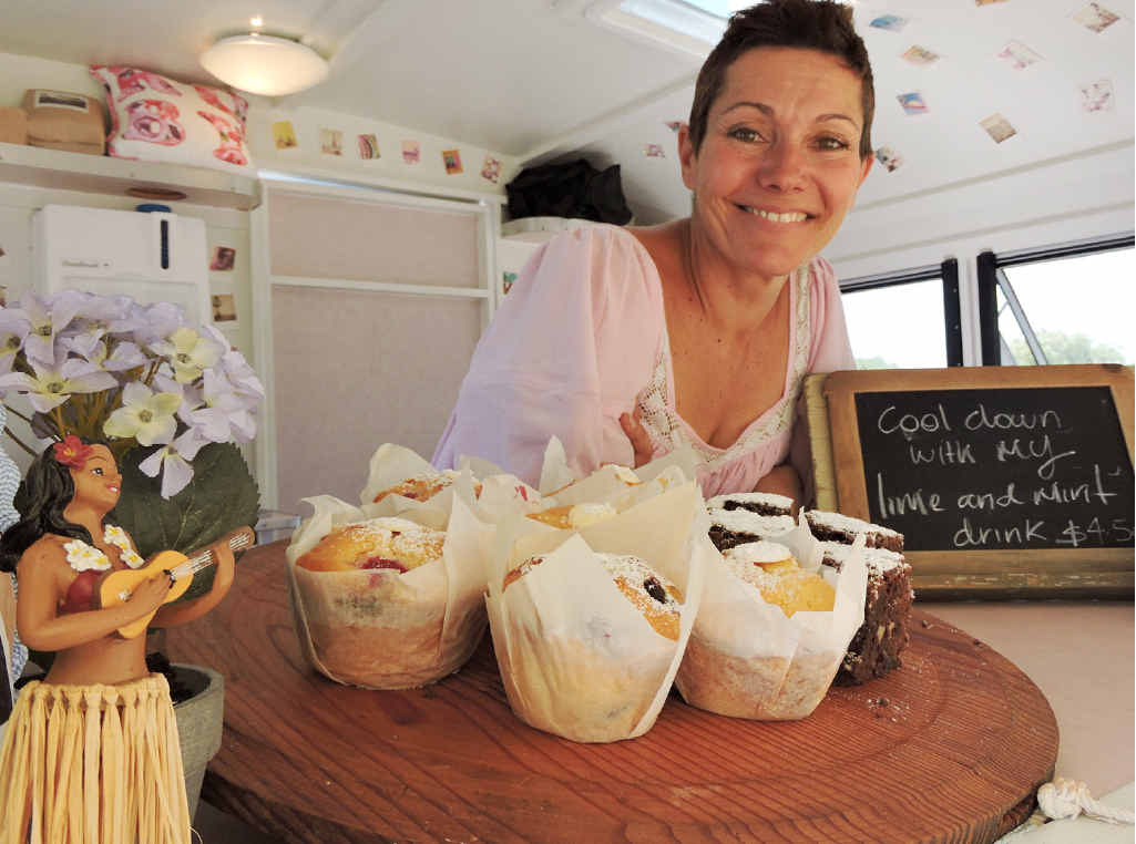 YEPPOON’S SPECIAL TREAT: Ruby Caravan owner Rachael Pilcherwillson says business has been great while parked up near Ross Creek each day. YEPPOON’S SPECIAL TREAT: Ruby Caravan owner Rachael Pilcherwillson says business has been great while parked up near Ross Creek each day.