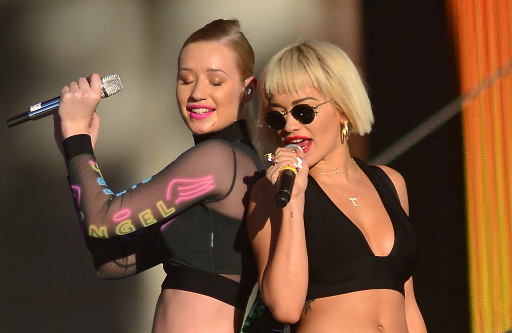 Iggy Azalea and Rita Ora Iggy Azalea and Rita Ora