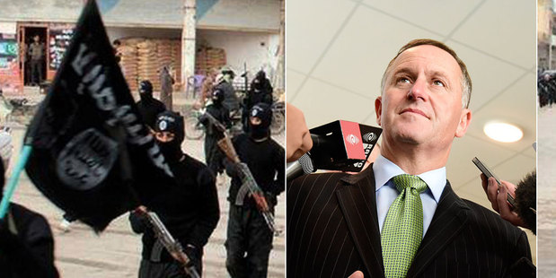 Prime Minister John Key will send non-combat troops to help Iraq fight ISIS Prime Minister John Key will send non-combat troops to help Iraq fight ISIS