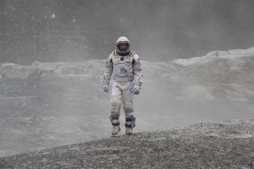 Matthew McConaughey in a scene from Interstellar. Matthew McConaughey in a scene from Interstellar.